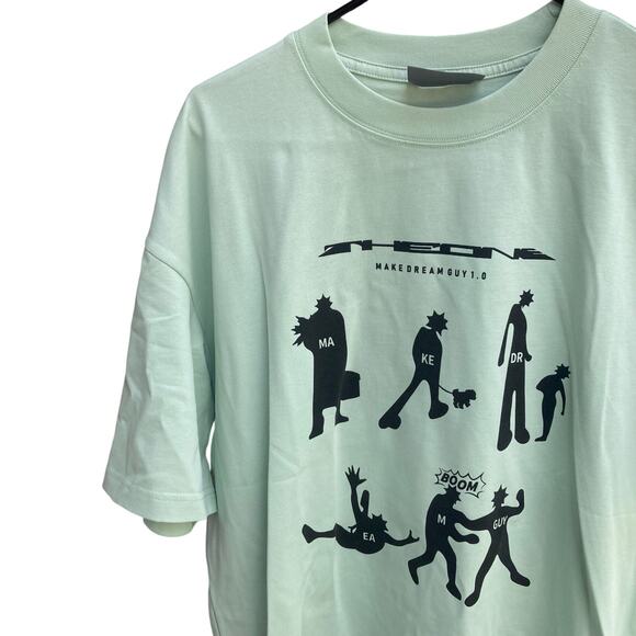 Make Dream Guy 1.0 The One Green T-Shirt Mens Deadstock - Picture 3 of 9